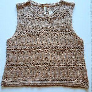 WISHLIST Camel Sweater Vest (NWT'S) SZ: Small